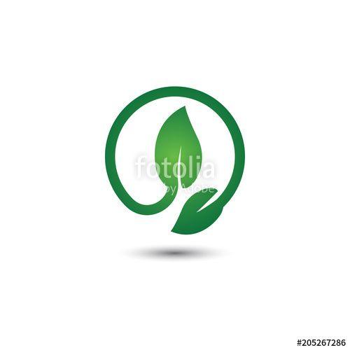 Abstract Leaf Logo - Abstract leaf logo icon template