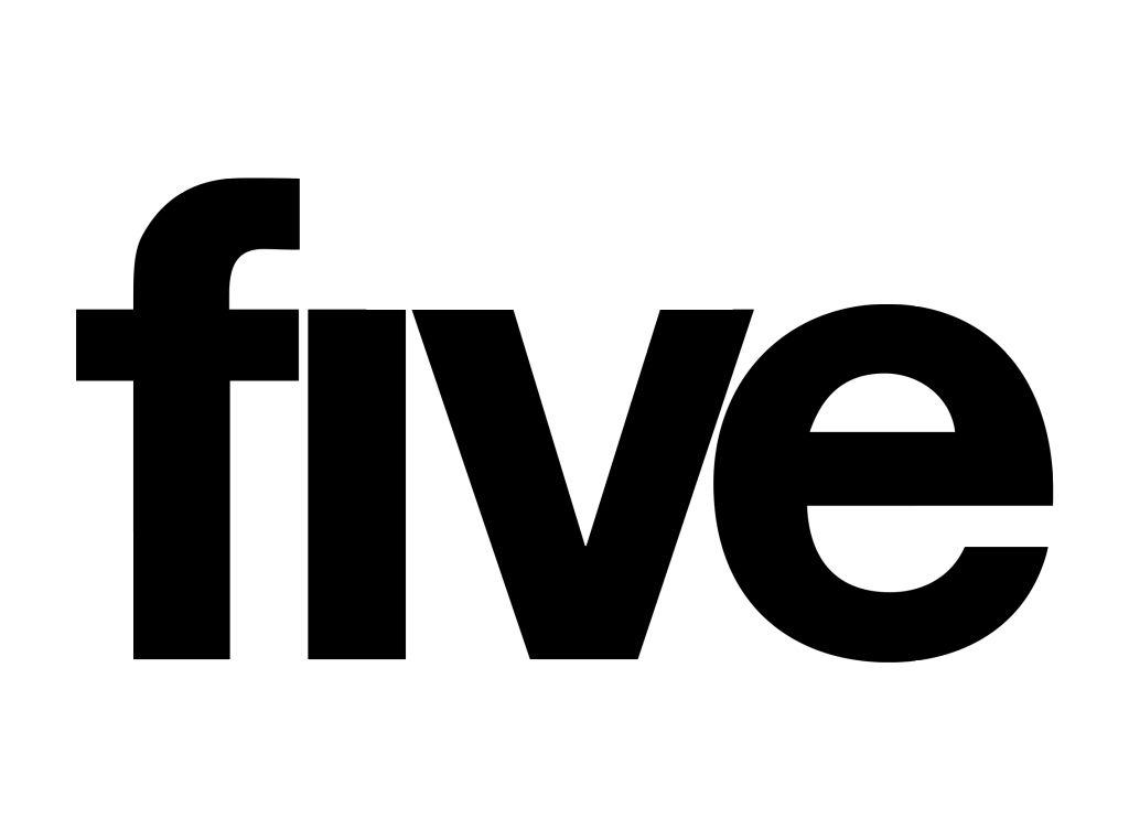 5 Black Logo - New Channel 5 logo and rebrand