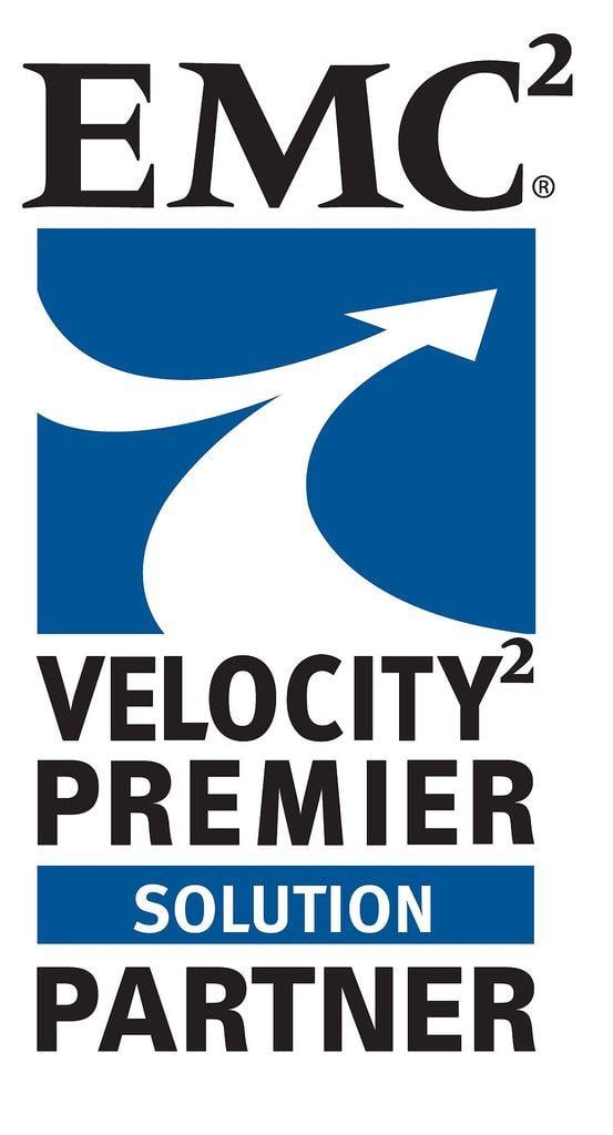EMC Partner Logo - EMC Velocity Premier Solution Partner Logo. EMC Velocity Pr