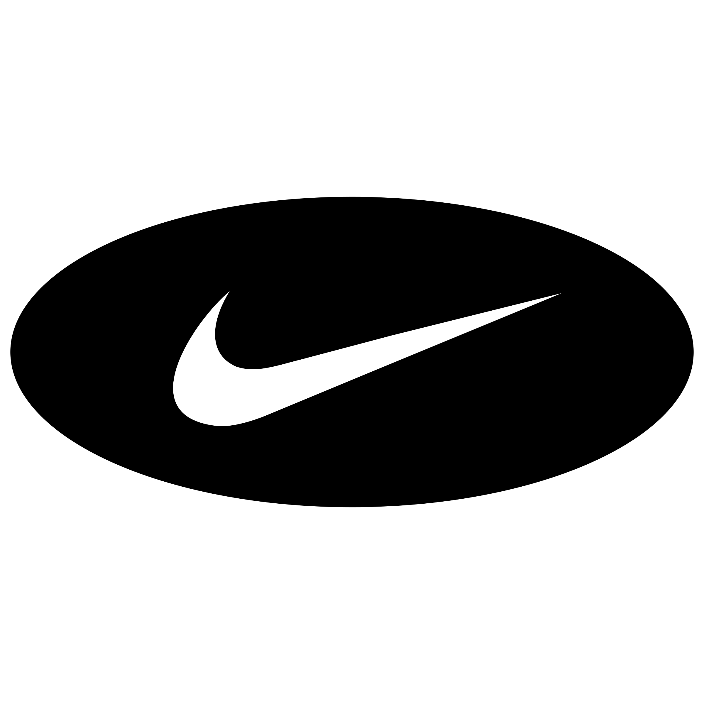 5 Black Logo - Nike Logo SVG Vector & PNG Transparent - Vector Logo Supply