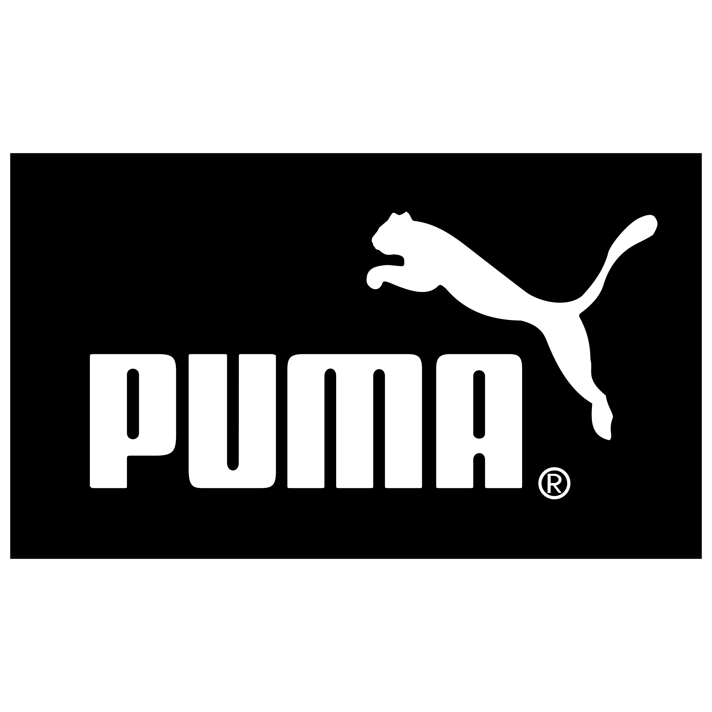 Black and White Puma Logo - LogoDix