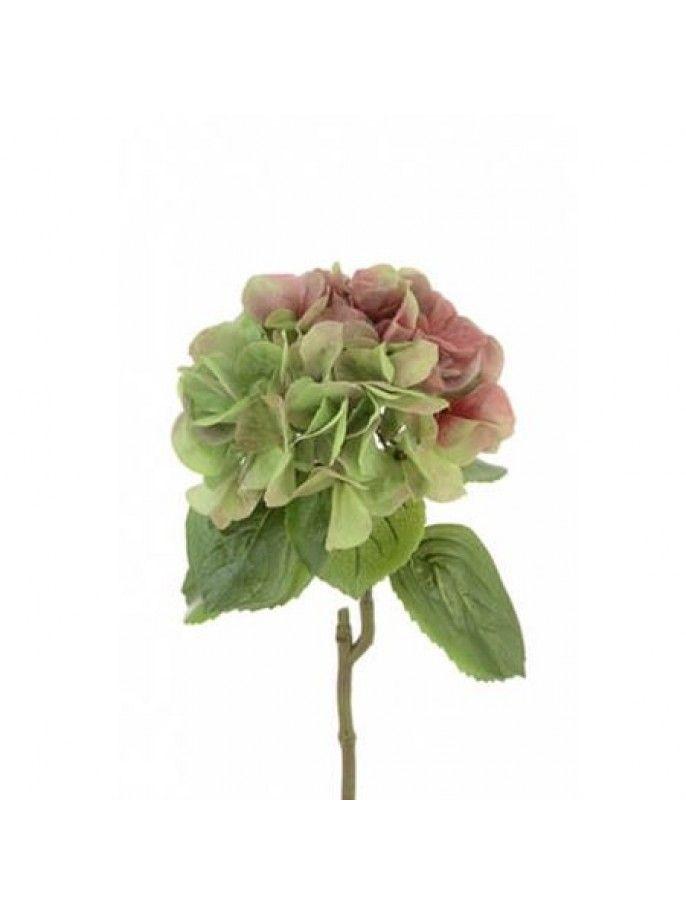 Petal Pink Green Flower Logo - Artifical Flower Princess Hydrangea Green 60cm