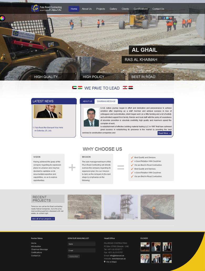 Well Known Road Logo - Road Contracting Site For UAE Company | Freelancer