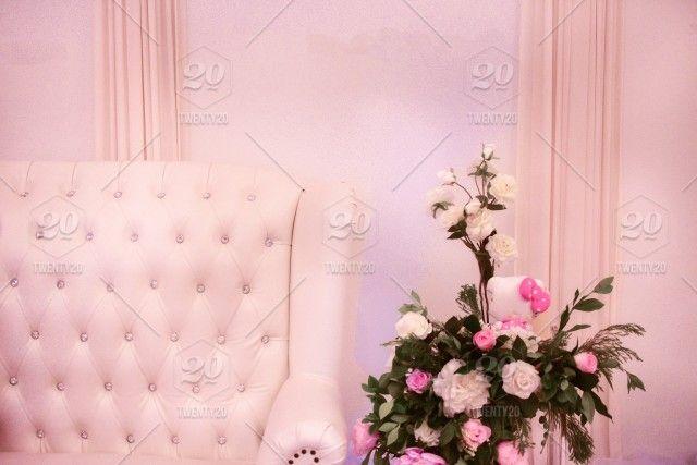 Petal Pink Green Flower Logo - Pink flower on beauty background design for wedding background Love ...