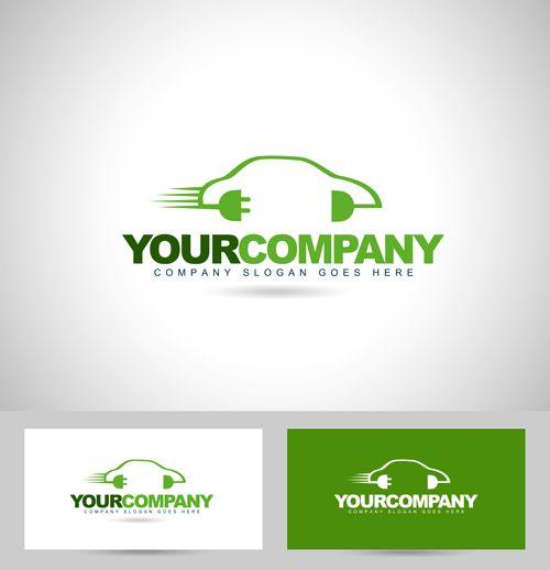Business Automotive Logo - Auto logos with business card vector free download