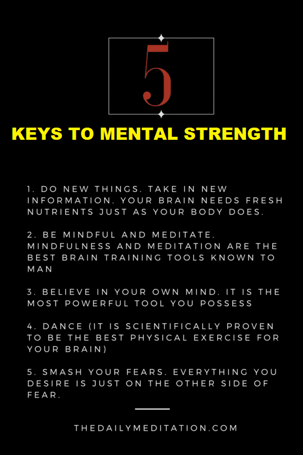 Mental Strong Logo - How To Be Mentally Strong And Happy All Day Long. Healthy Living