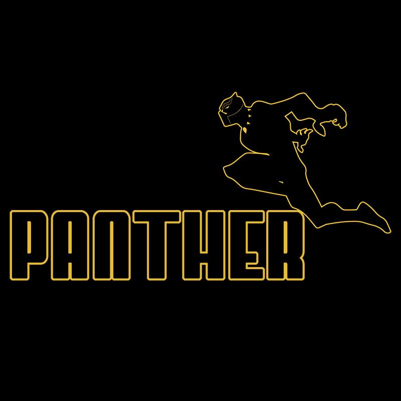 Black Puma Logo - Panther Sports Wear Puma Black Panther T-Shirt