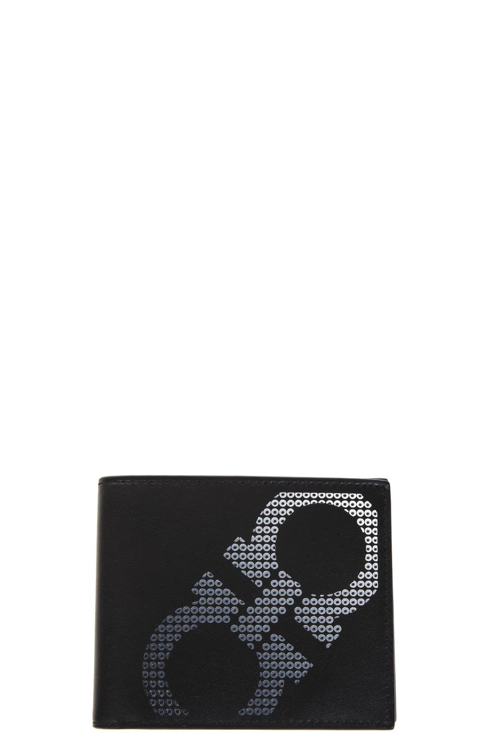 Ferragamo Black Logo - Salvatore Ferragamo Salvatore Ferragamo Black Leather Wallet With ...