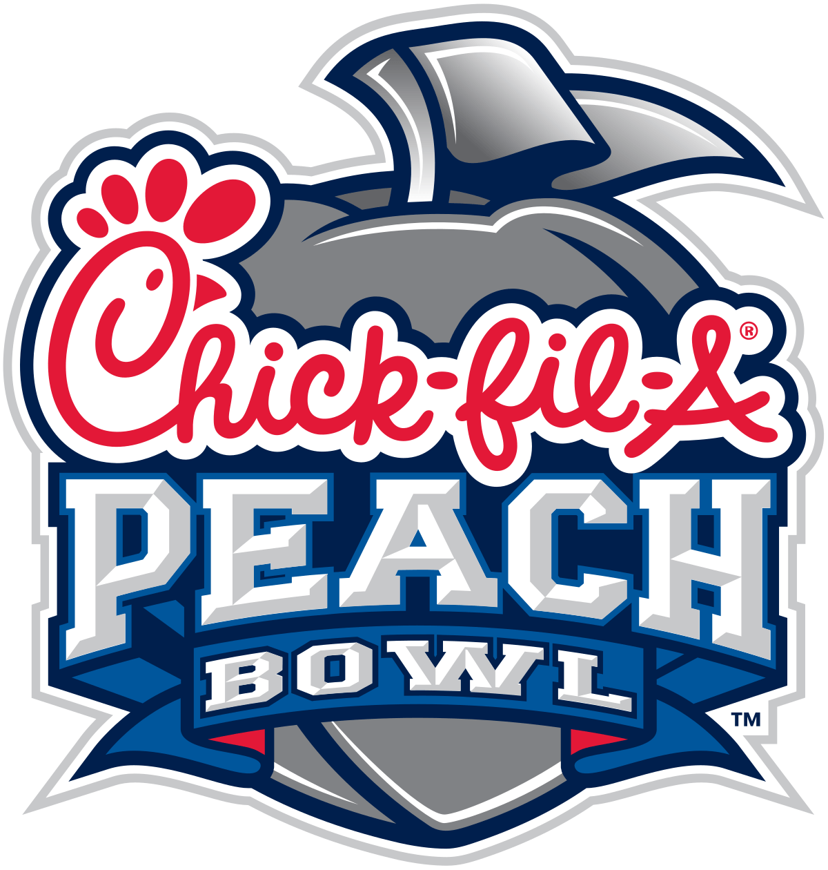 Peach Bowl Logo - Peach Bowl