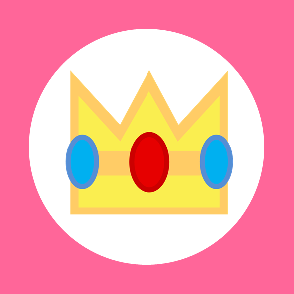 Mario Peach Logo - Princess Peach Kart Flag by RafaelMartins | all mario in 2019 ...