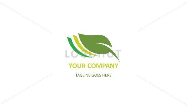 Green Leaves Logo - Three Green Leaves Logo | Logohut