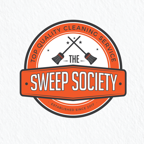 Orange Sweep Logo - Create a unique and memorable logo for The Sweep Society cleaning ...