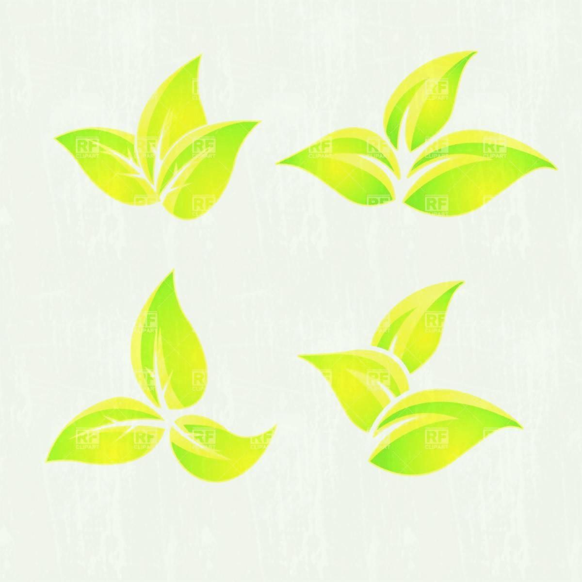 Three Green Leaves Logo - Three Green Leaves Logo Free Clip Art Fine Leaf Clipart - How To ...