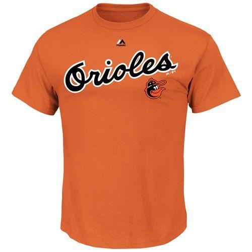 Orange Sweep Logo - Baltimore Orioles Majestic Cooperstown Collection Series Sweep T