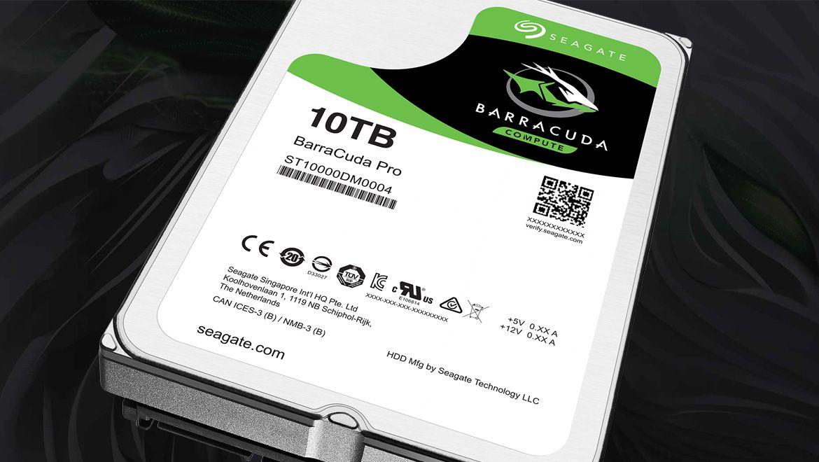Hard Disk Seagate Barracuda Logo - Geek Review: Seagate BarraCuda Pro 10TB Hard Drive | Geek Culture