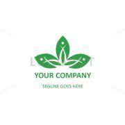 Three Green Leaves Logo - Three Green Leaves Logo | Logohut