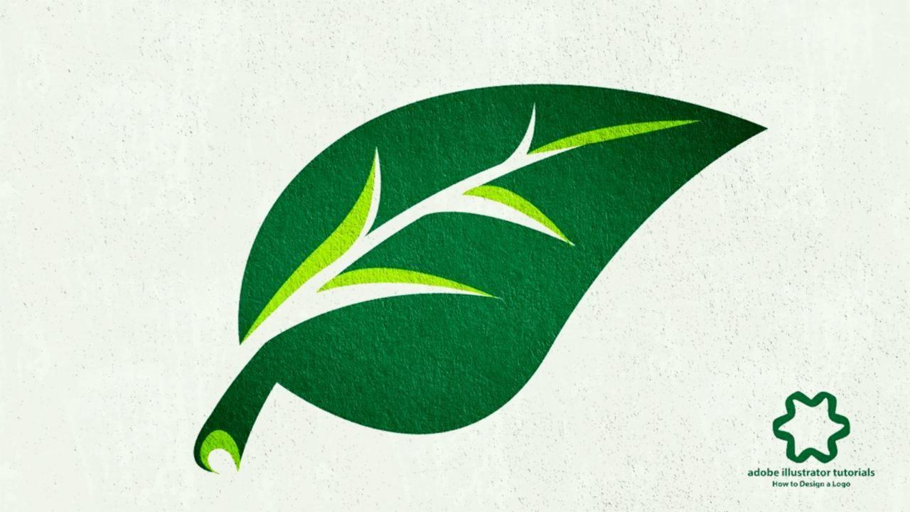Three Green Leaves Logo - Three Green Leaves Flat Vector Logo Template Royalty Free Cliparts ...