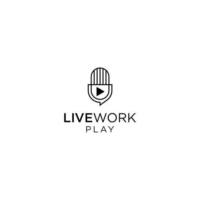 Google Play Podcast Logo - podcast logo live work play | Logo design contest