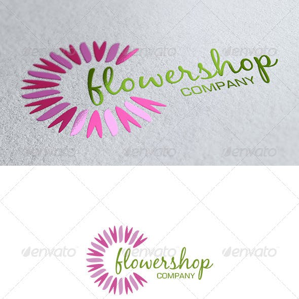 Pink Flower Company Logo - Pink Floral Logo Templates from GraphicRiver