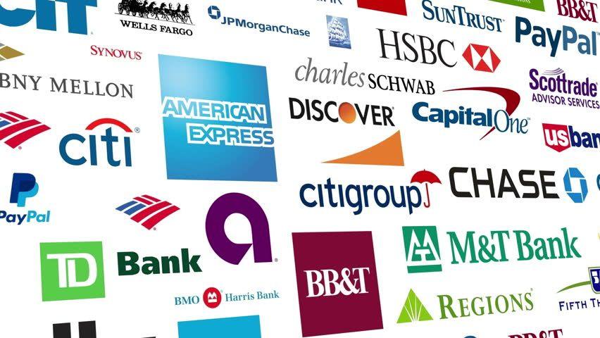 Banking and Financial Logo - Editorial Animation: Loopable Animation of Stock Footage Video 100