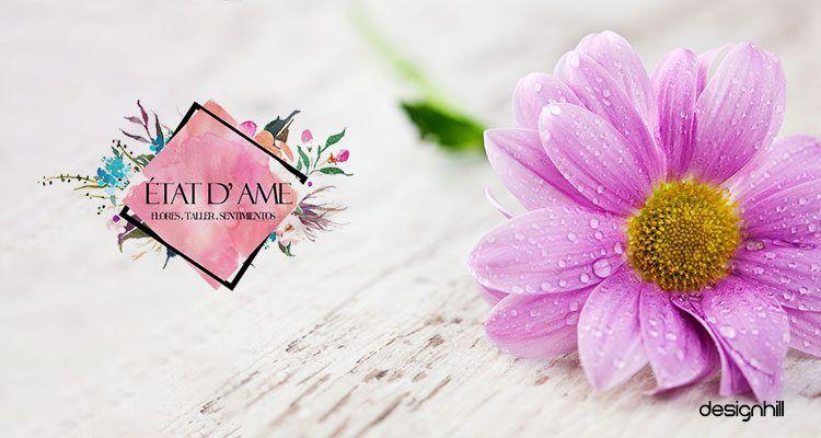 Pink Flower Company Logo - Impressive & Inspiring Floral Logo