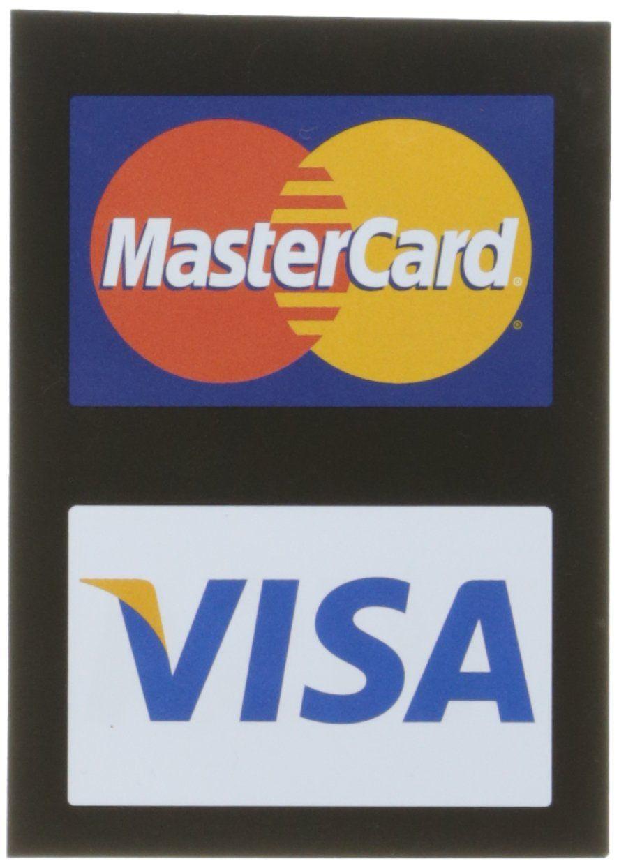 Small Picture of Visa Logo - Amazon.com: visa/mc/disc/amex Decal Sticker, Small: Automotive