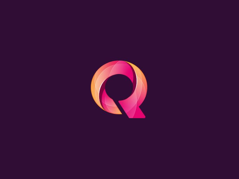 Purple Q Logo - 35+ Letter Q Logo Design Inspiration and Ideas - Design Crafts