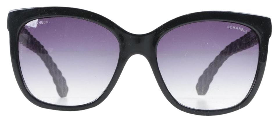Purple Q Logo - Chanel Black Cc Logo Model 5288 Q Purple Lenses Sunglasses
