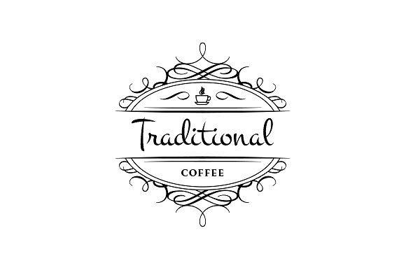 Traditional Logo - Traditional Cupcakes & Coffee Logo ~ Logo Templates ~ Creative Market