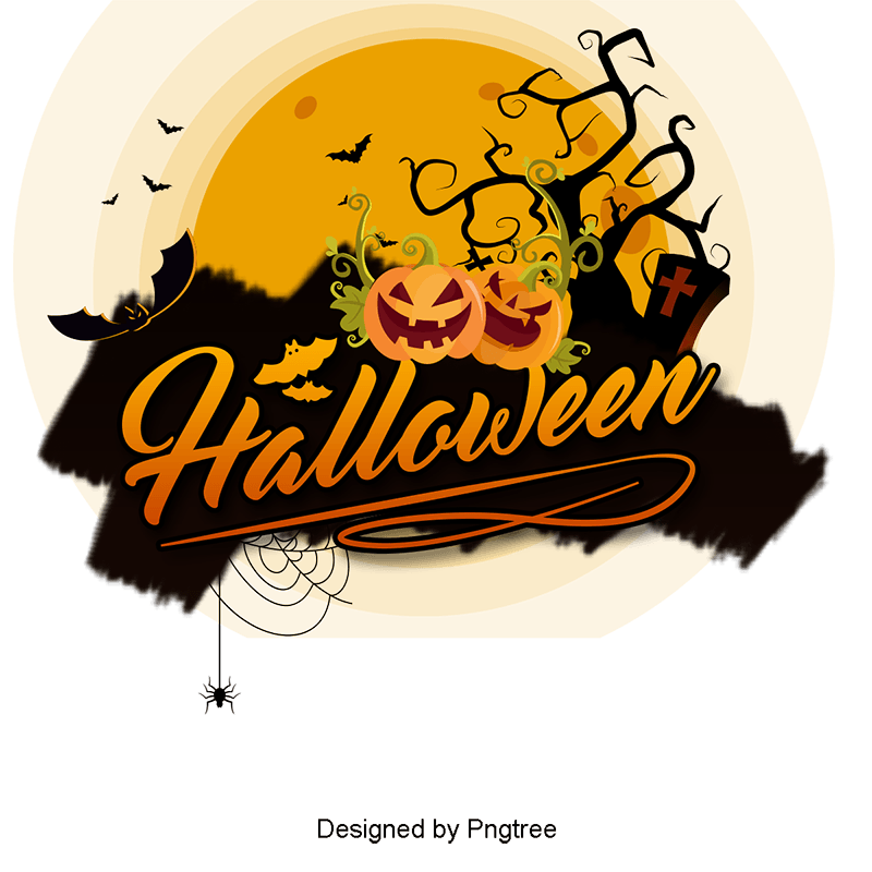 Halloween Black and White Logo - Halloween PNG Images, Download 17,029 PNG Resources with Transparent ...