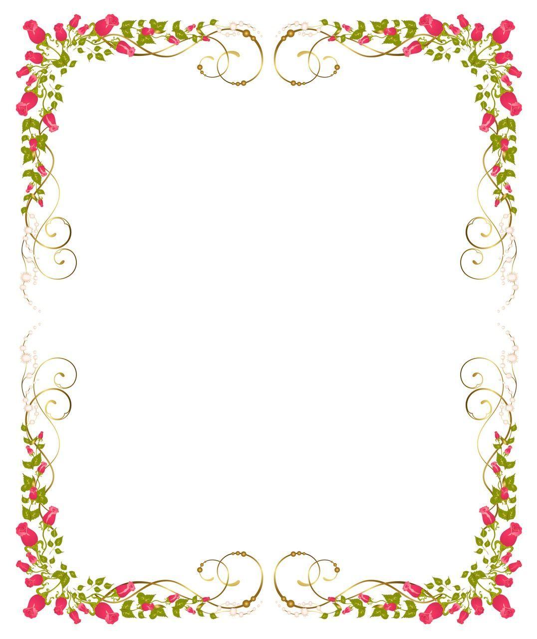 Floral Border Logo - Flower Background, Frame 09 Vector EPS Free Download, Logo, Icon