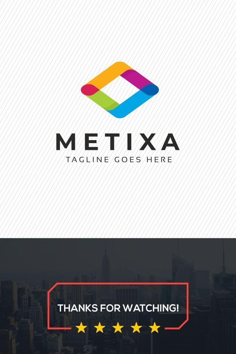 Big Square Logo - Metixa Square Logo Template | logo | Logo templates, Templates ...