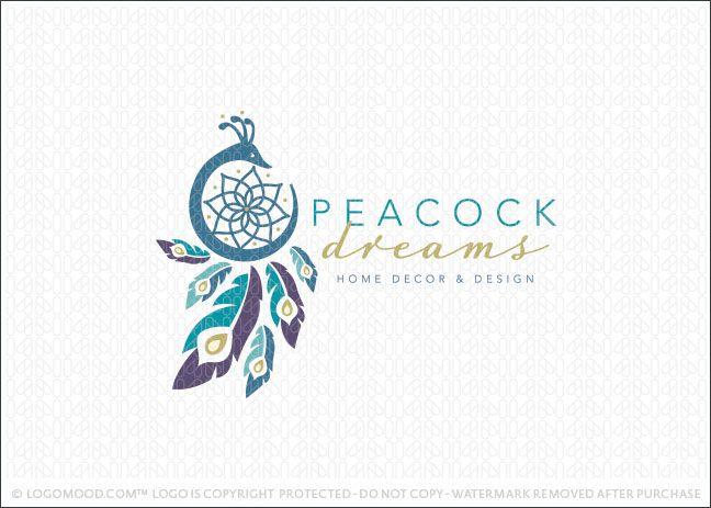 Traditional Logo - Readymade Logos for Sale Peacock Dreams | Readymade Logos for Sale