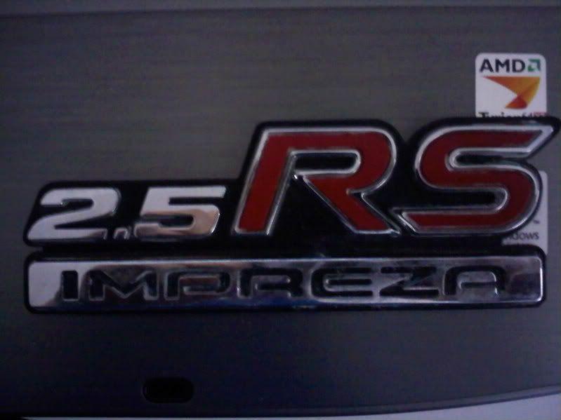 Subaru 2.5 RS Logo - FS CT: 2.5RS Logo Emblem from 99 Impreza