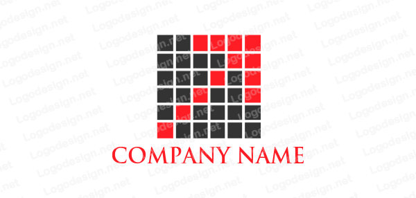 Big Square Logo - red squares forming arrow in big square | Logo Template by ...