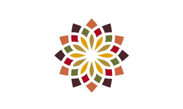 Traditional Logo - Traditional asian colorful floral pattern logo design Vector ...