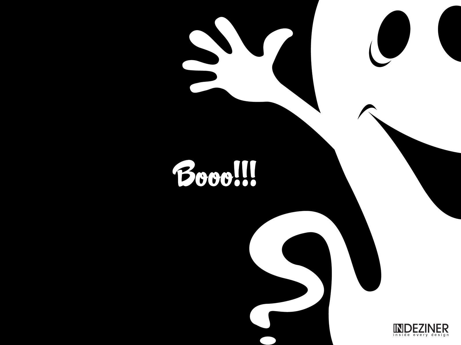 Halloween Black and White Logo - 45 Spooky and Fun Halloween Wallpapers