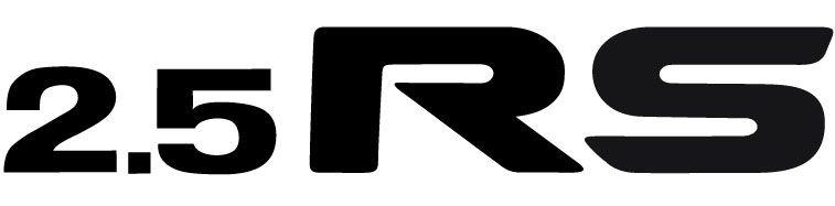 Subaru 2.5 RS Logo - Subaru related emblems
