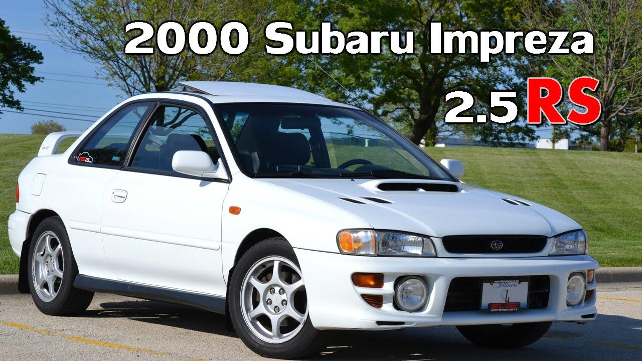 Subaru 2.5 RS Logo - 2000 Subaru Impreza 2.5RS Coupe 5 Speed AWD 26th - YouTube