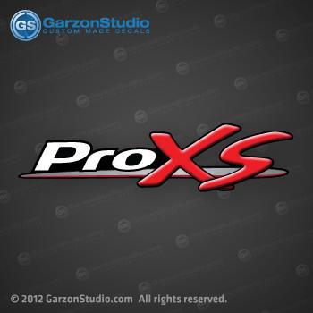 Pro XS Logo - Mercury Pro XS decals | JohnsonDecals.com