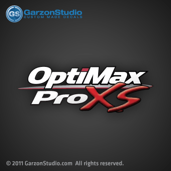Pro XS Logo - Mercury Optimax ProXS decals | JohnsonDecals.com