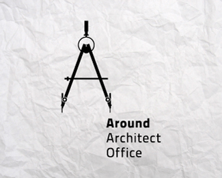 Architecture Compass Logo - Around Architect Office | Logotype: | Logos, Architecture logo, Logo ...