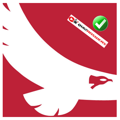 White Eagle in Red Box Logo - Red and white Logos