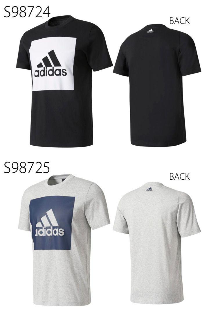 Big Square Logo - APWORLD: Short-sleeved T-shirt men Adidas adidas ESSENTIALS big ...