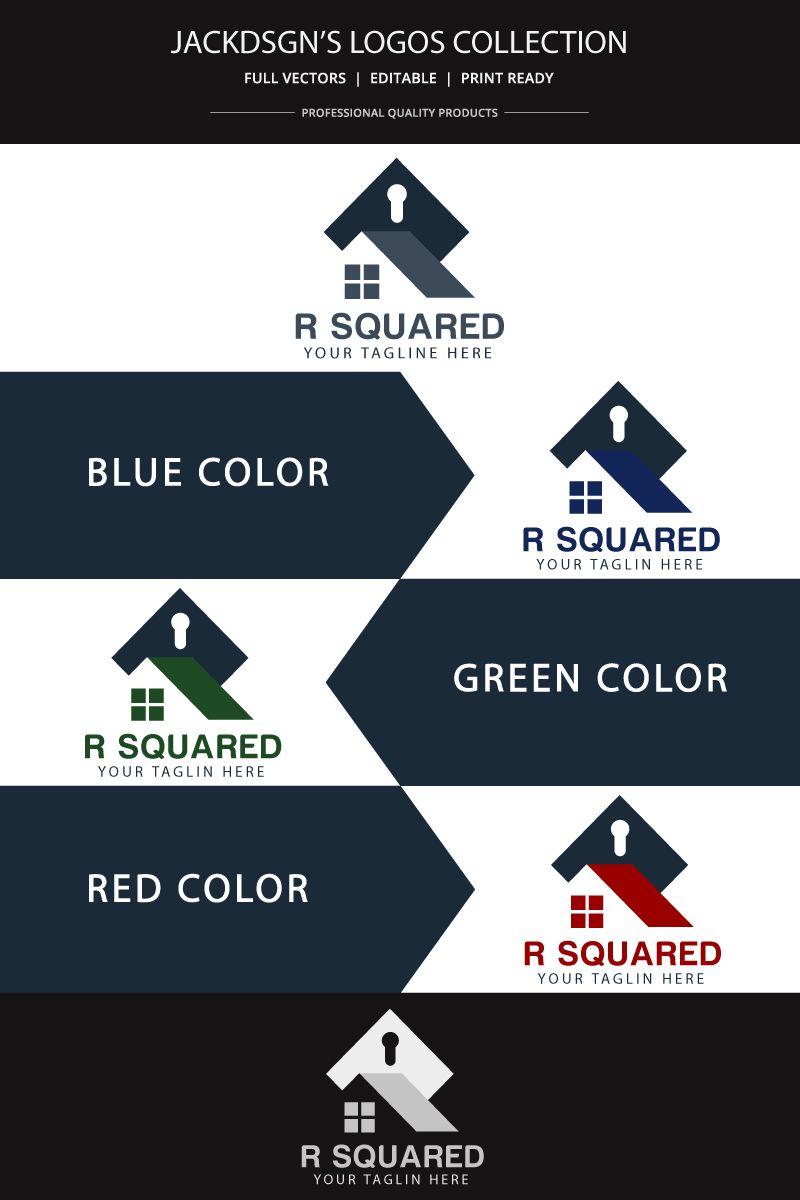 Big Square Logo - R square Logo Template