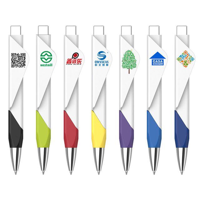 Big Square Logo - 500 pcs/lot big square QR code engraving logo promotional pen-in ...