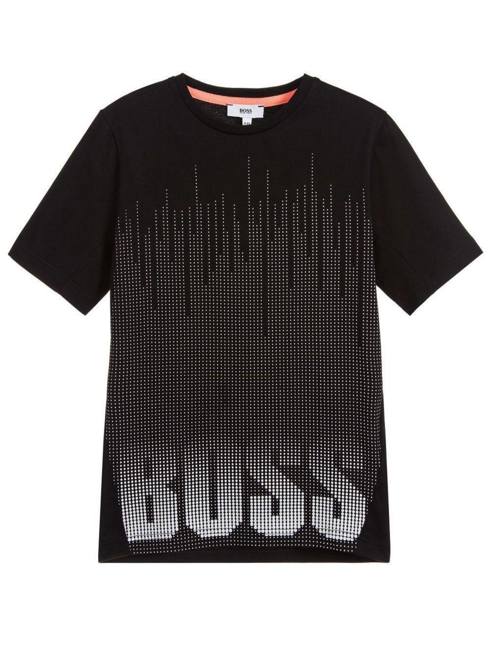 Black Dot Logo - Hugo Boss Boys Black Dot Logo T Shirt. Children's Wear