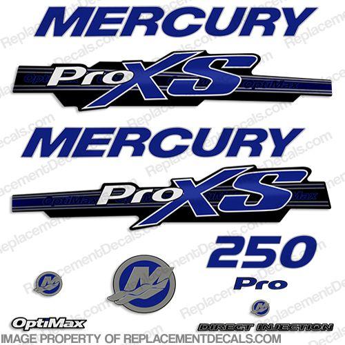 Mercury Pro XS Logo - Mercury 250hp ProXS Style Decals