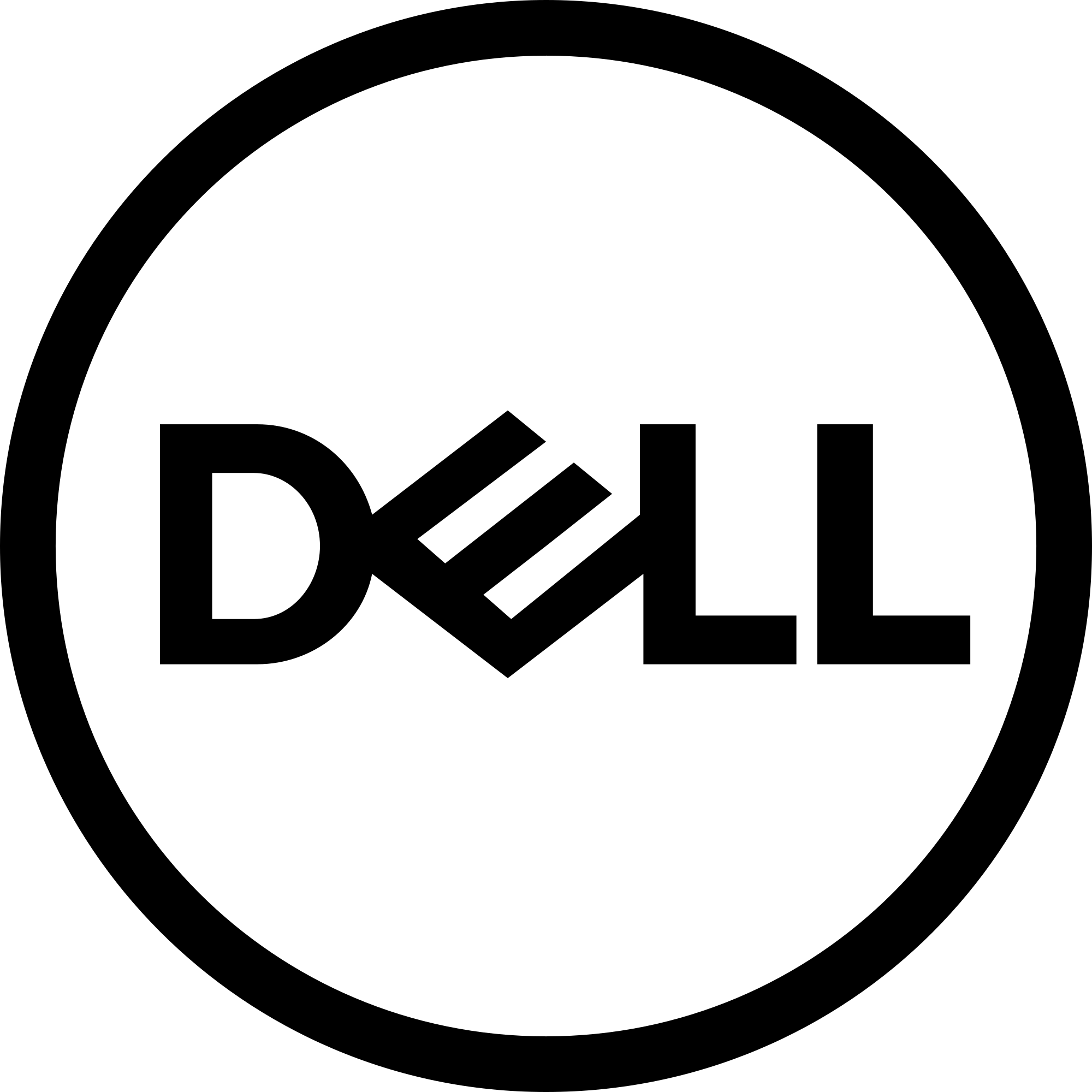 White Dell Logo - Dell logo 2016 black.svg