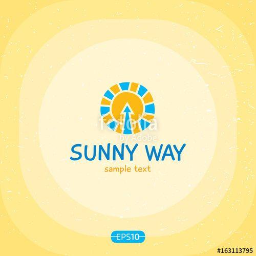 Yellow Way Logo - Sunny Way Logo Design Stock Image And Royalty Free Vector Files